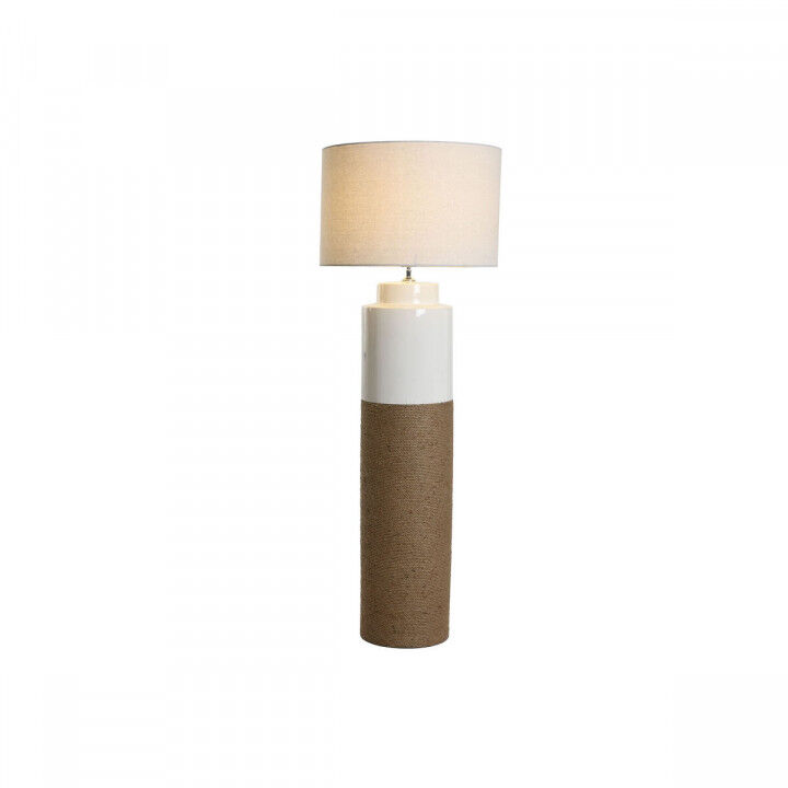 Vloerlamp Home ESPRIT Wit Bruin 220 V 50 X 50 X 139,5 cm