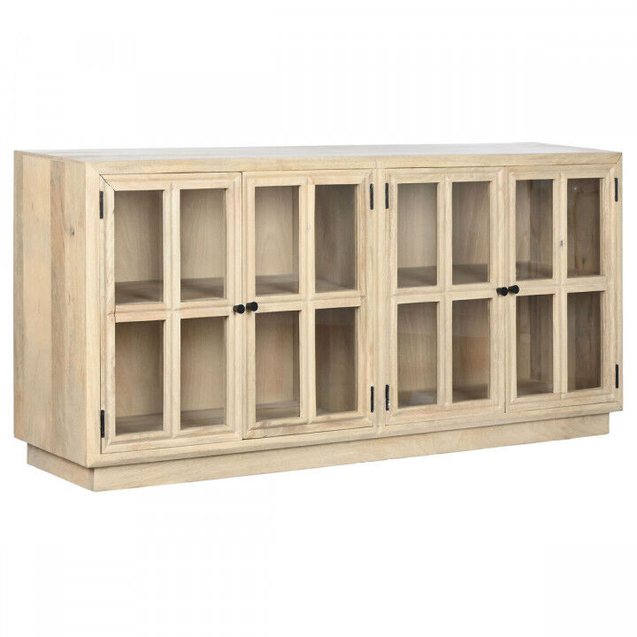 Buffet Home ESPRIT Naturel Verre Bois de manguier 170 x 41 x 81 cm