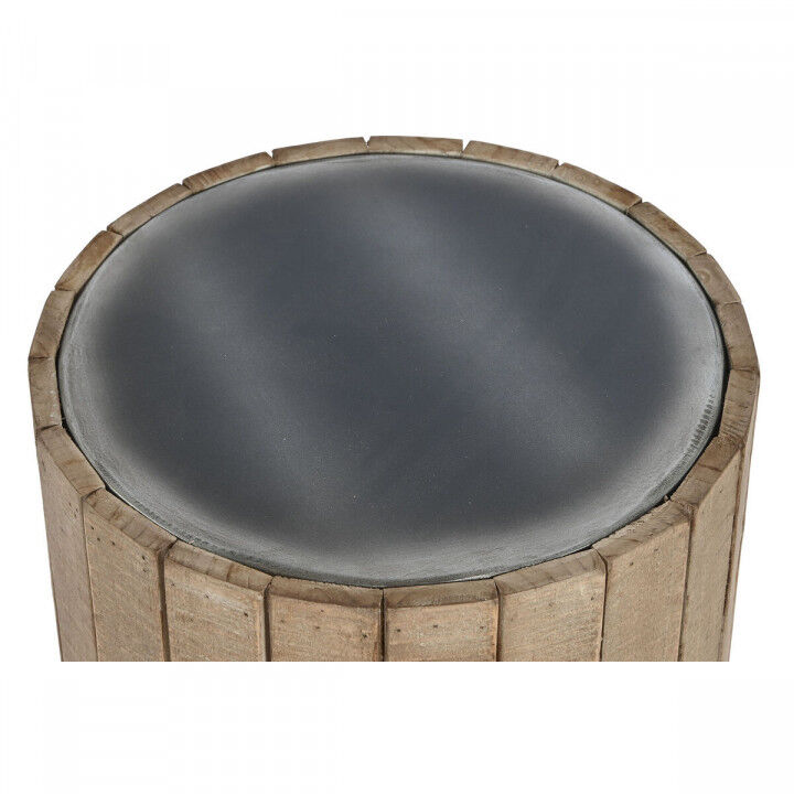 Bijzettafel Home ESPRIT Natuurlijk Spar Hout MDF 36 x 36 x 45 cm