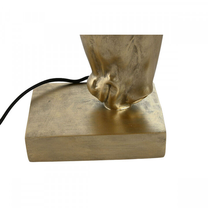 Bureaulamp Home ESPRIT Zwart Gouden Hars 50 W 220 V 30 x 30 x 59 cm