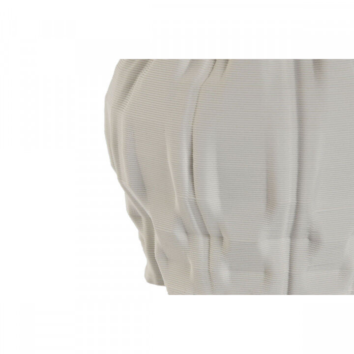 Vase Home ESPRIT Weiß Steingut Moderne 14,5 x 14,5 x 24 cm