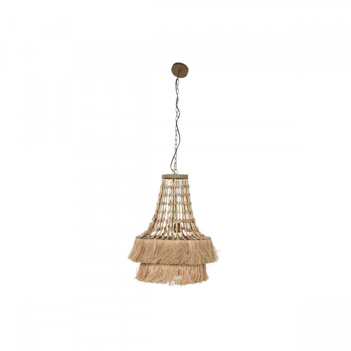 Lampadario Home ESPRIT Naturale Juta Metallo 50 W 50,5 x 50,5 x 148 cm