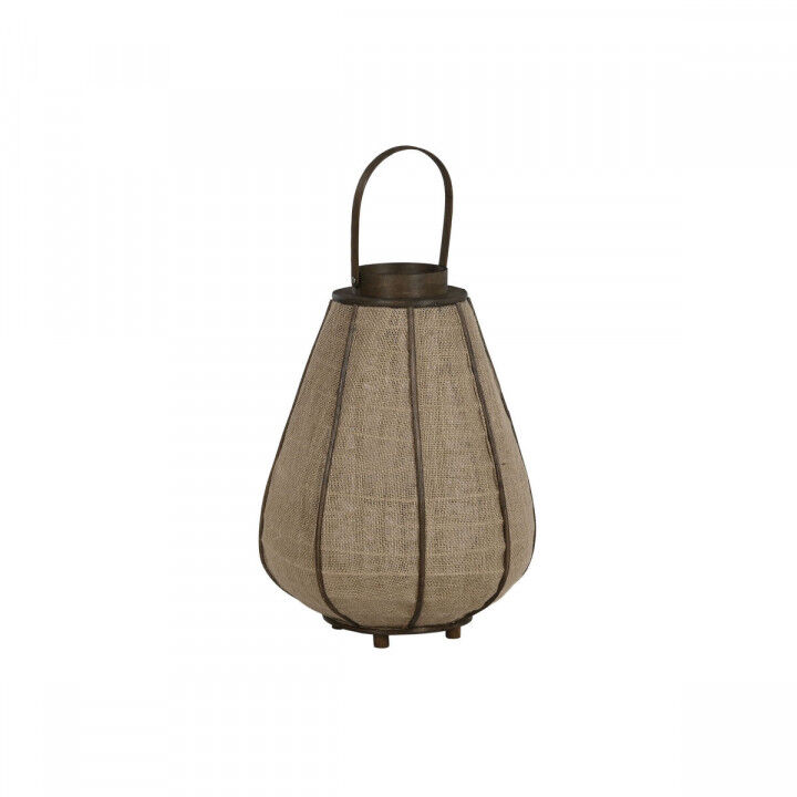 Bougeoir Home ESPRIT Naturel Jute Bambou 36 x 36 x 48,5 cm