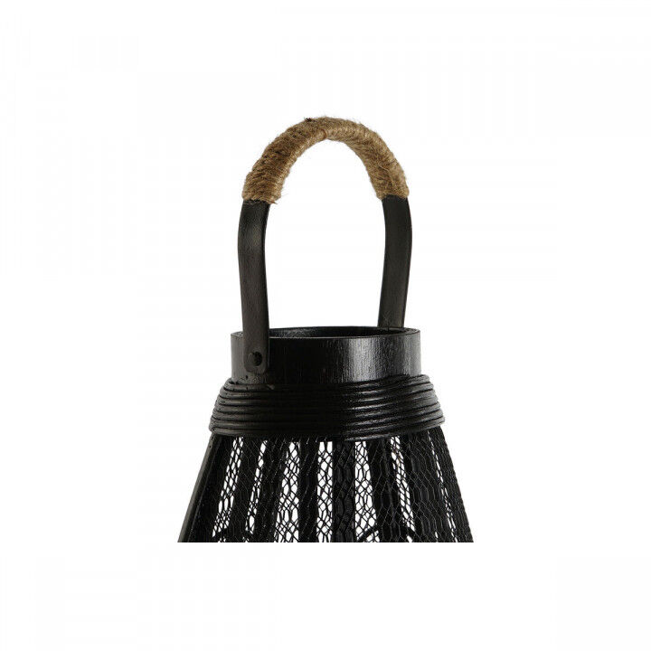 Kerzenschale Home ESPRIT Schwarz Metall 28 x 28 x 50 cm