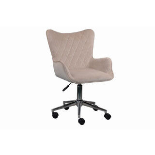 Chaise DKD Home Decor Crème Argenté 52 x 56,5 x 80 cm