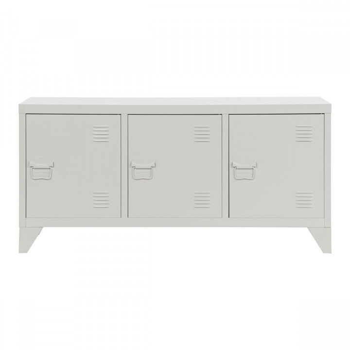 TV-Möbel Home ESPRIT Weiß Metall 120 x 40 x 58 cm