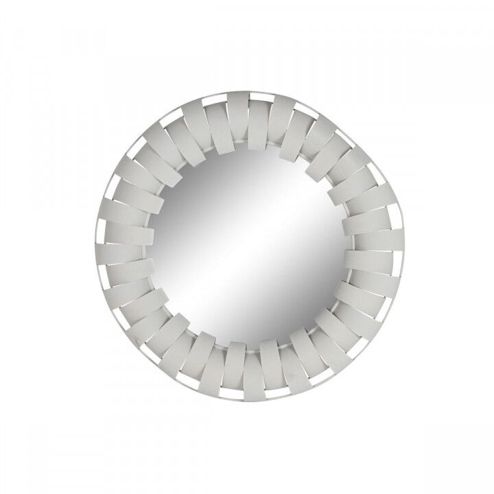 Specchio da parete Home ESPRIT Bianco Beige Moderno 87 x 7,5 x 87 cm