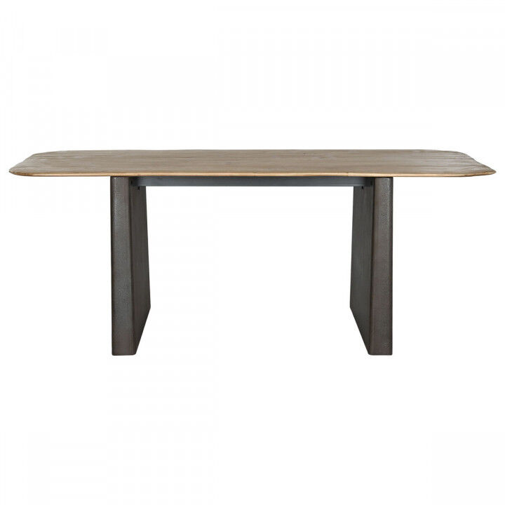 Dining Table Home ESPRIT Natural Dark brown Fir 200 x 90 x 75 cm