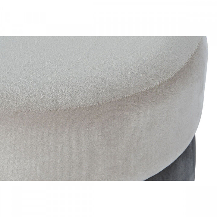 Repose-pied DKD Home Decor Marron Gris Doré Métal 48 x 48 x 46 cm