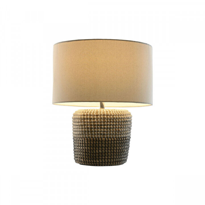 Tischlampe Home ESPRIT Weiß Braun 50 W 220 V 38 x 38 x 47 cm