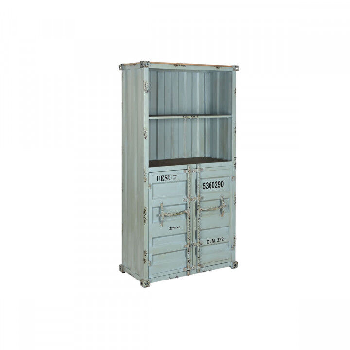 Scaffale Home ESPRIT Turchese Blu cielo Metallo Legno MDF 87 x 44 x 168,5 cm