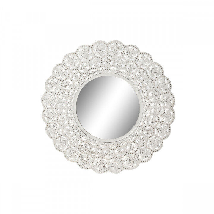 Espejo de pared Home ESPRIT Blanco Indio Decapé 89 x 2 x 89 cm