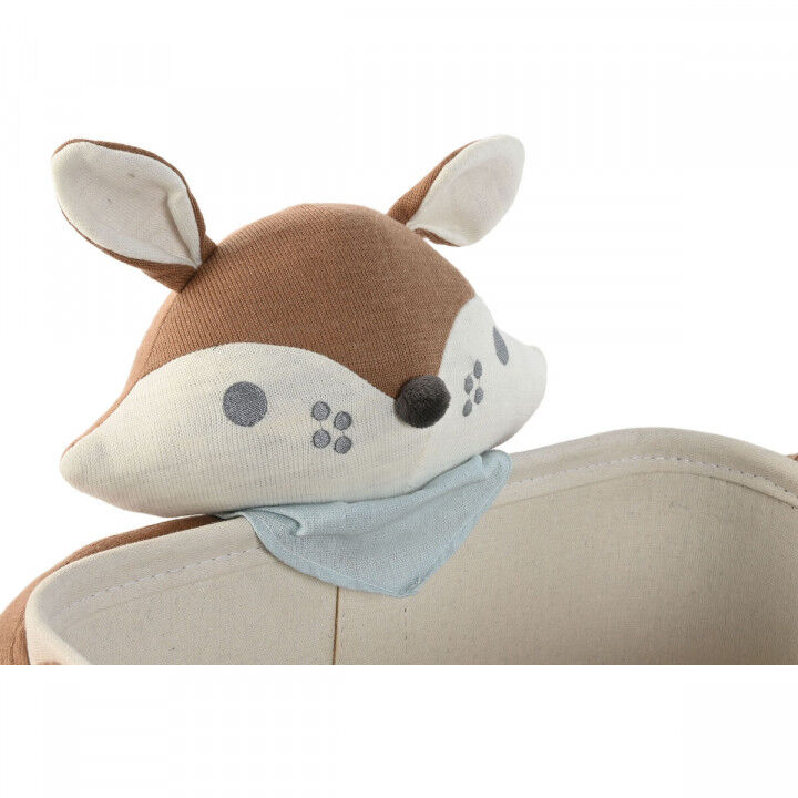 Basket set Home ESPRIT Blue Brown 43 x 33 x 32,5 cm 2 Pieces