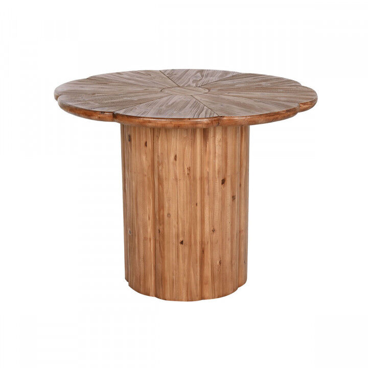 Eettafel Home ESPRIT Natuurlijk Hout 100 x 100 x 77 cm