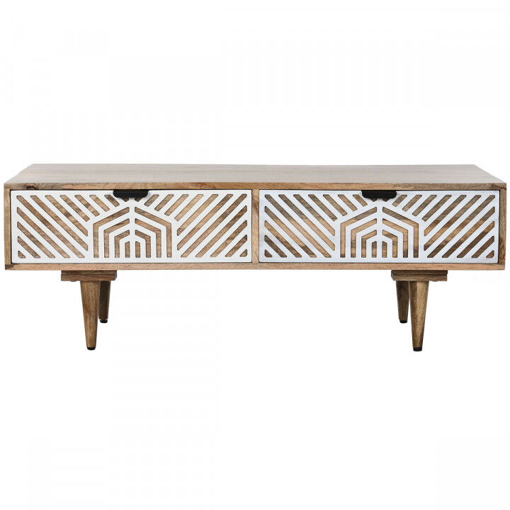 Tischdekoration Home ESPRIT Weiß Mango-Holz 115 x 60 x 40 cm