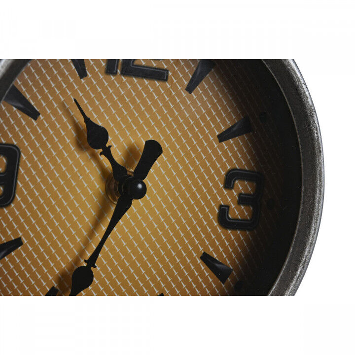 Orologio da Parete Home ESPRIT Nero Argentato Metallo 60 x 30 x 78 cm