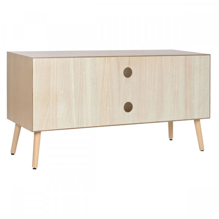 Mueble de TV Home ESPRIT Natural Madera de Paulonia Madera MDF 120 x 40 x 60 cm