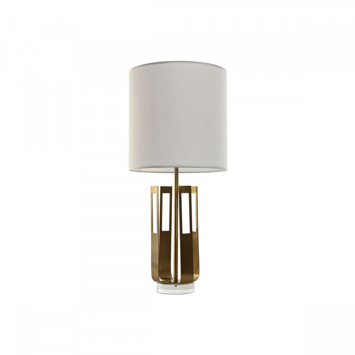 Desk lamp Home ESPRIT White Golden Iron 50 W 220 V 35 x 35 x 78 cm