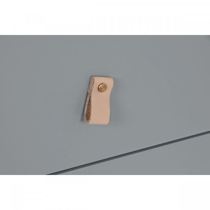 Cajonera Home ESPRIT Azul Gris Polipropileno Madera MDF 80 x 40 x 117 cm