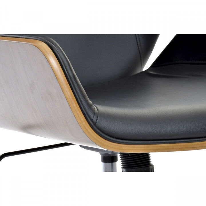 Silla de Oficina DKD Home Decor Marrón Negro