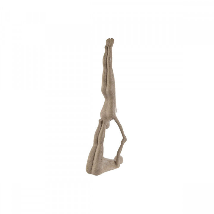 Figura Decorativa Home ESPRIT Beige Yoga 29,5 x 8 x 28 cm
