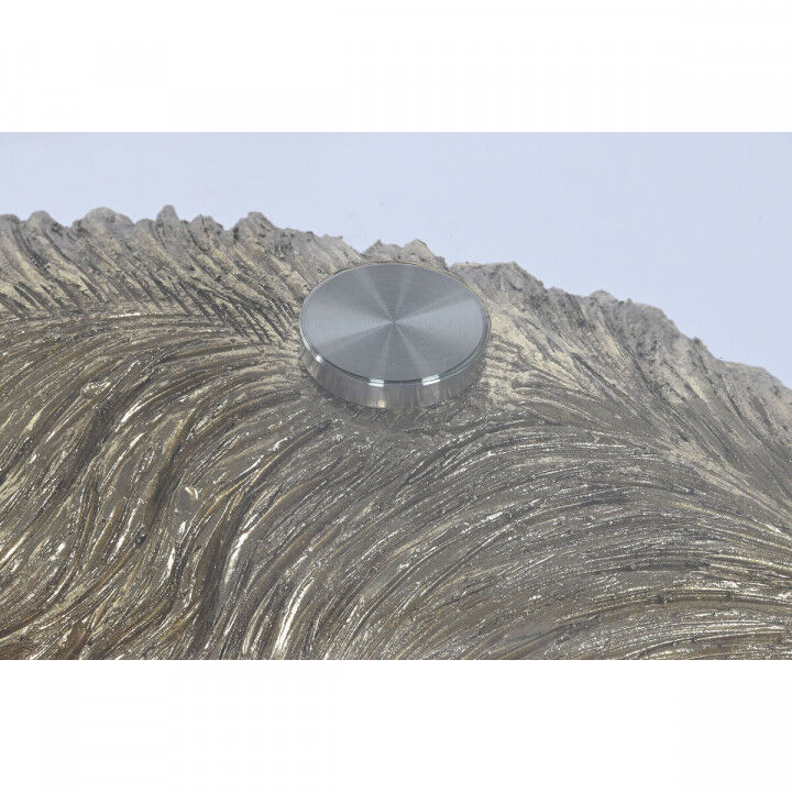 Kleine bijzettafel Home ESPRIT Gouden Hars Kristal 60 x 60 x 62 cm