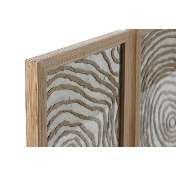 Set di 3 quadri Home ESPRIT Carta Cristallo 20 x 2 x 30 cm (3 Pezzi)