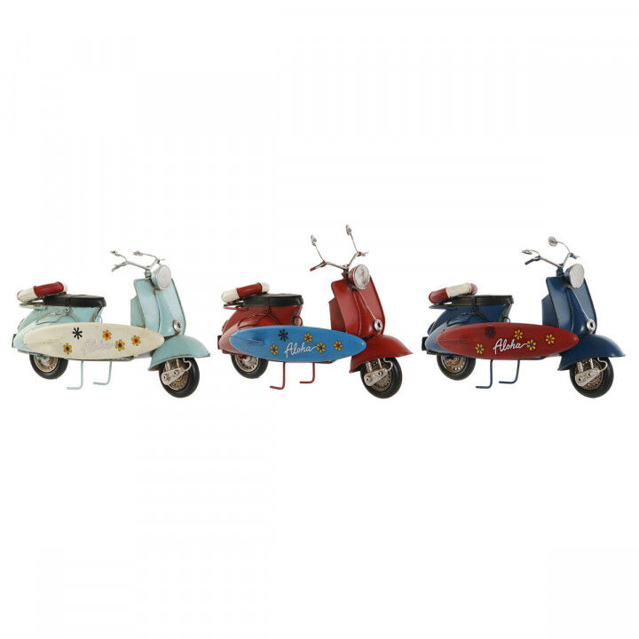 Figura Decorativa Home ESPRIT Moto 26,5 x 11 x 17 cm (3 Unidades)