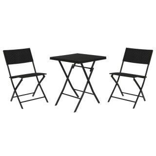 Garden furniture Home ESPRIT Black 58 x 58 x 71,5 cm