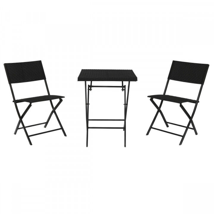 Garden furniture Home ESPRIT Black 58 x 58 x 71,5 cm