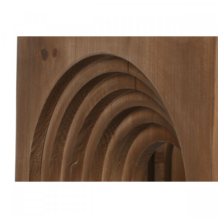 Table Basse Home ESPRIT Verre Bois d'épicéa 99 x 99 x 46 cm