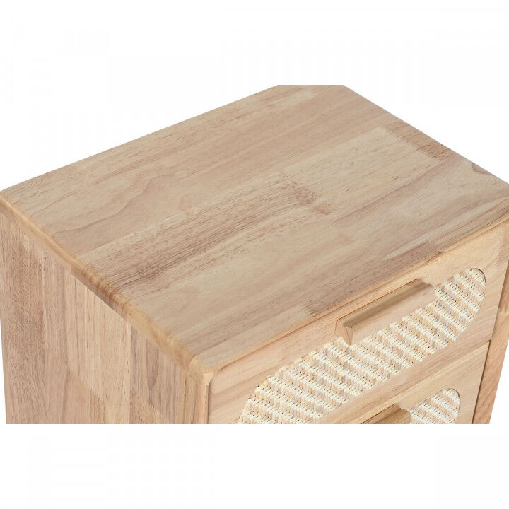 Ladenkast Home ESPRIT Natuurlijk Metaal Rubberwood 40 x 30 x 63 cm