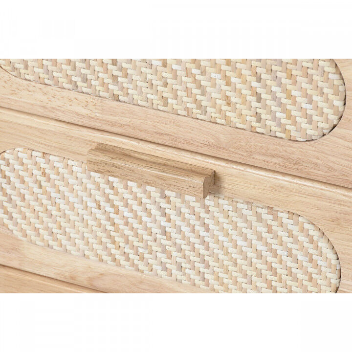 Cajonera Home ESPRIT Natural Metal Madera de caucho 40 x 30 x 63 cm