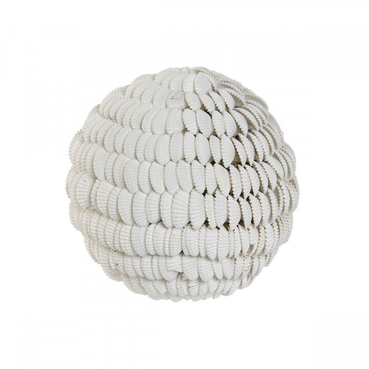 Bola Decorativa Home ESPRIT Blanco 12 x 12 x 12 cm