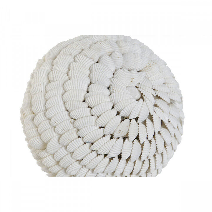 Bola Decorativa Home ESPRIT Blanco 12 x 12 x 12 cm