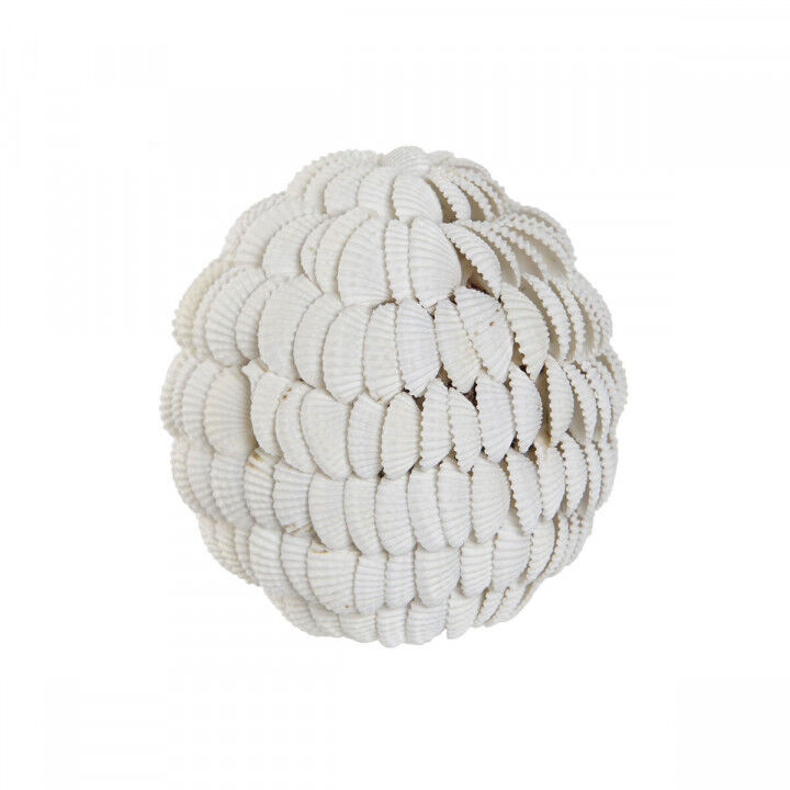 Bola Decorativa Home ESPRIT Blanco 9 x 9 x 9 cm