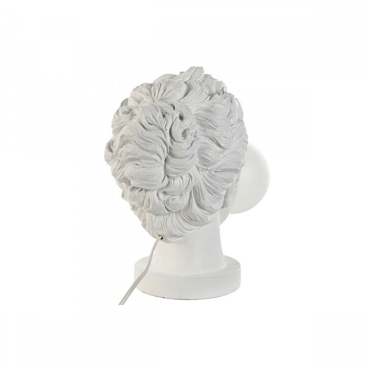 Desk lamp Home ESPRIT White Resin Plastic 220 V 20 x 36 x 31 cm