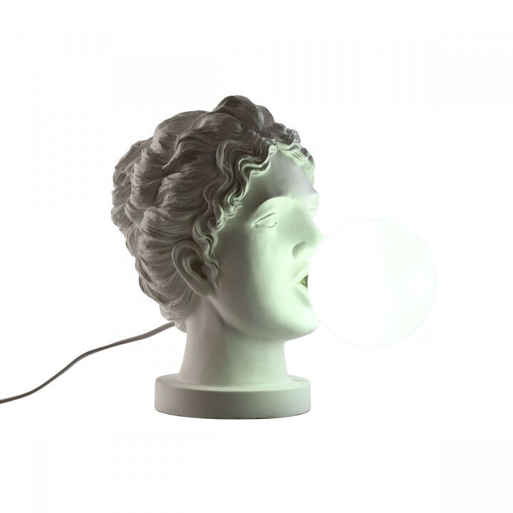 Tischlampe Home ESPRIT Weiß Harz Kunststoff 220 V 20 x 36 x 31 cm