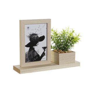 Fotorahmen Home ESPRIT natürlich Holz MDF Skandinavisch 25 x 7 x 19 cm