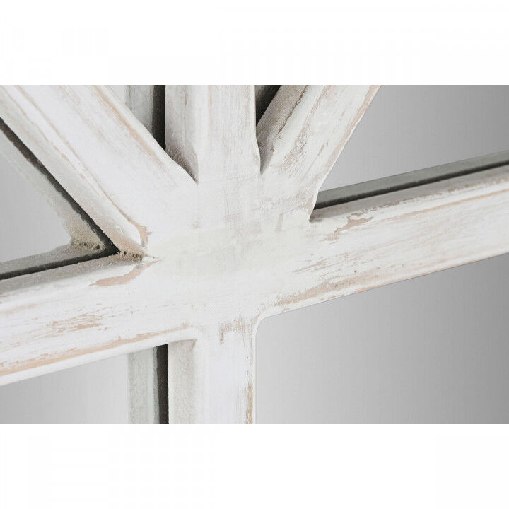 Wandspiegel Home ESPRIT Wit Spar Spiegel Neoklassiek Venster 150 x 3,5 x 186 cm