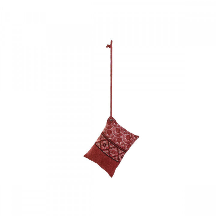 Cuscino Home ESPRIT Rosso Verde Corallo 30 x 10 x 20 cm (3 Unità)