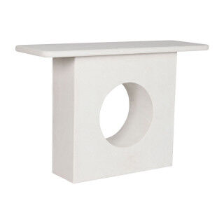Console Home ESPRIT Giallo Bianco Abete Legno MDF 120 x 40 x 80 cm