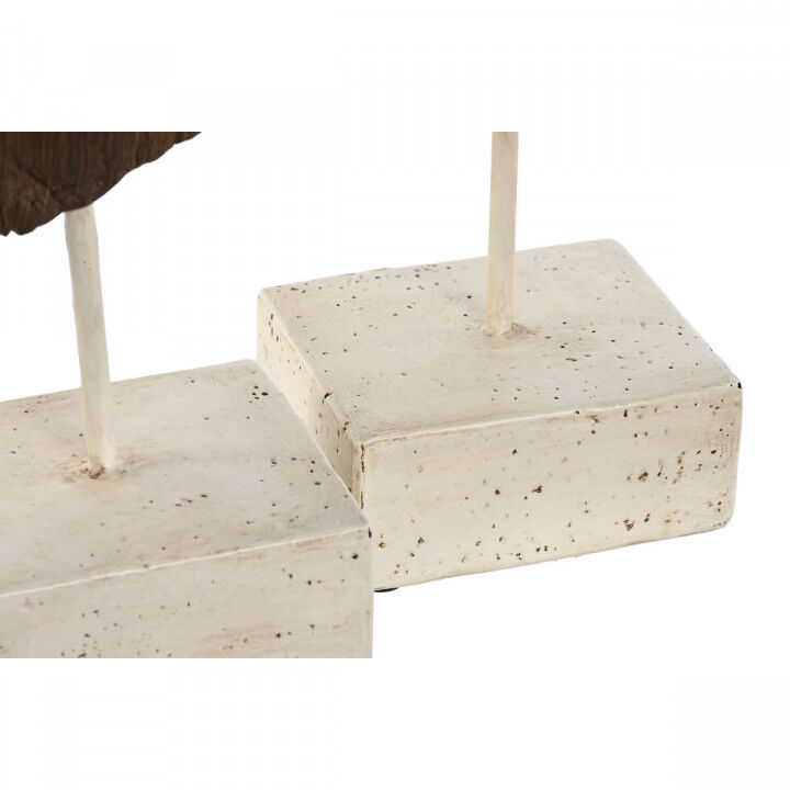 Statua Decorativa Home ESPRIT Bianco Marrone Chiaro Busto 9,5 x 8 x 31 cm (2 Unità)