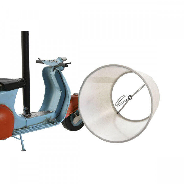 Bureaulamp Home ESPRIT Blauw Oranje Linnen Metaal 31 x 15 x 34 cm