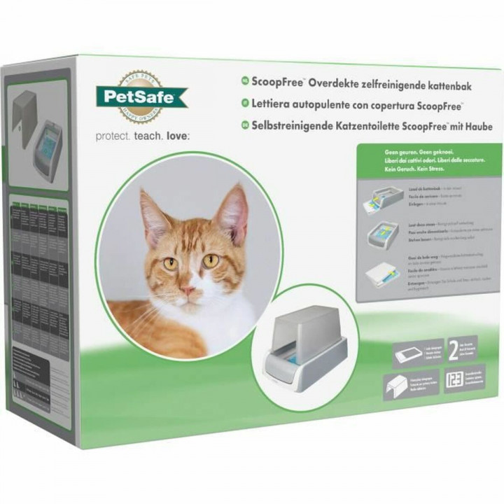 Lettiera per Gatti PetSafe Autopulizia 15 x 70 x 48,5 cm Bianco Plastica