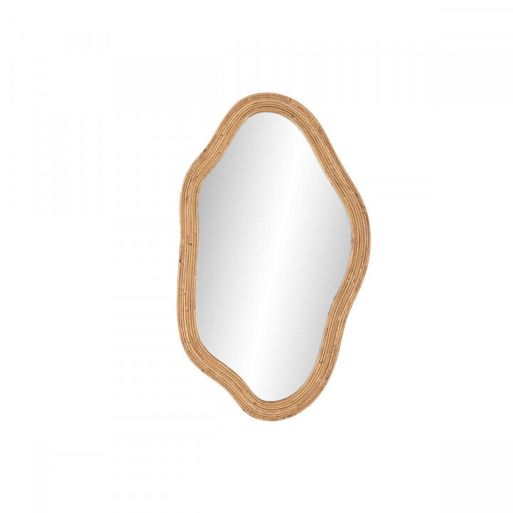 Miroir mural Home ESPRIT Naturel Verre Rotin Urbaine 71 x 2,5 x 120,5 cm