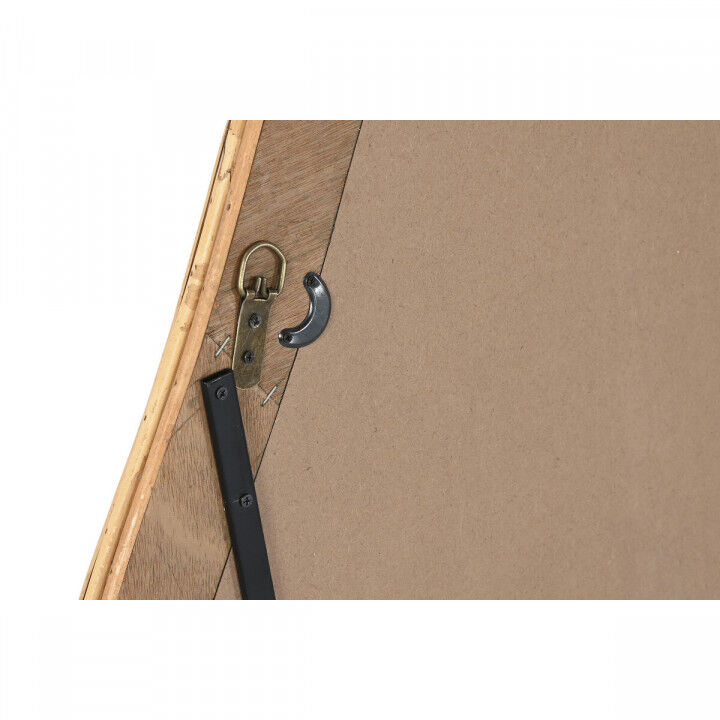 Miroir mural Home ESPRIT Naturel Verre Rotin Urbaine 71 x 2,5 x 120,5 cm