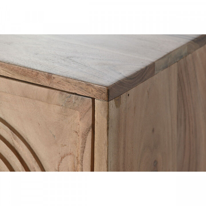 Buffet Home ESPRIT Marron Noir Métal Acacia 145 x 40 x 80 cm