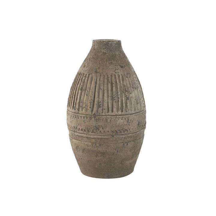 Vase Home ESPRIT Beige Magnesium 28 x 28 x 48 cm