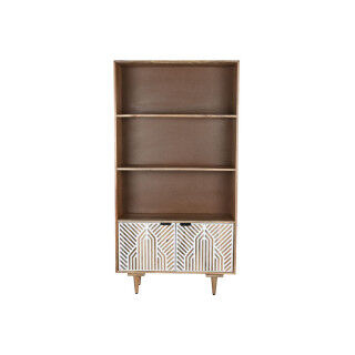 Scaffale Home ESPRIT Bianco Legno di mango 90 x 35 x 168 cm